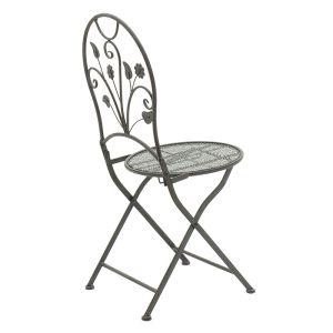 Garden set anthracite color - table with 2 chairs