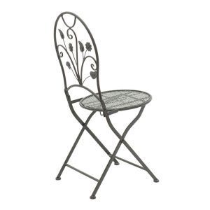 Garden set anthracite color - table with 2 chairs