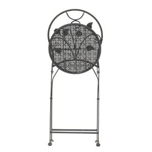 Garden set anthracite color - table with 2 chairs