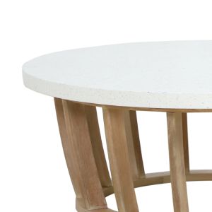Garden set/living room set Eron - two-seater sofa, two armchairs and a table made of solid eucalyptus