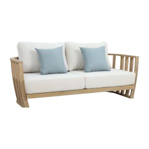 Garden set/living room set Eron - two-seater sofa, two armchairs and a table made of solid eucalyptus