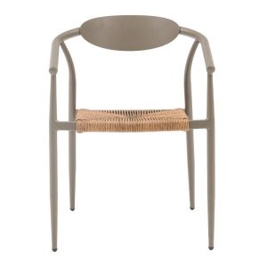 Garden chair Anthea brown color 56x61x75cm