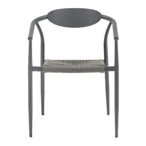 Garden chair Anthea gray color 56x61x75cm
