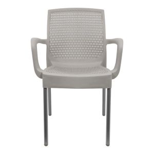 Garden chair Bella beige 55x55x85cm