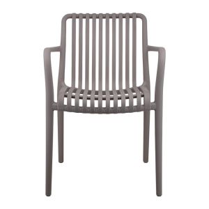 Garden chair Edith beige color 58x55x82cm