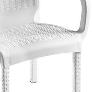 Garden chair Festive Pp white color