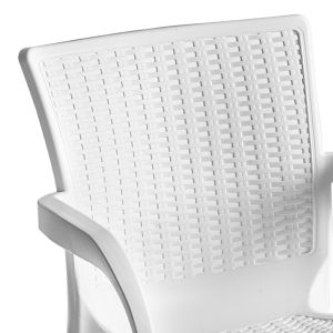 Garden chair Festive Pp white color