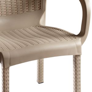 Garden chair Festive Pp cappuccino color