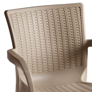Garden chair Festive Pp cappuccino color