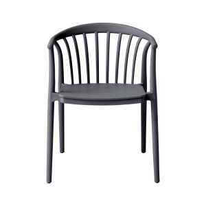 GARDEN CHAIR FL7100 Mira DARK GRAY COLOR 51x56x77cm