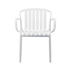 Garden chair Fl7112 Freya white color 54x60x79cm