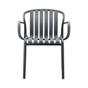 GARDEN CHAIR FL7112 Freya DARK GRAY COLOR 54x60x79cm