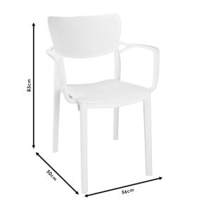 Garden chair Frontline Pp cappuccino color