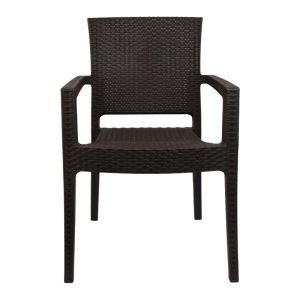 Garden chair Gala brown color 58x57x88cm