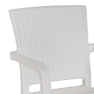 Garden chair Halcyon Pp white color