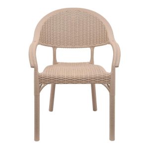 Garden chair Hilda beige 60x62x85cm