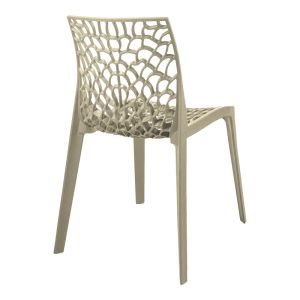 Garden chair Hush in cappuccino color 50x57x81cm