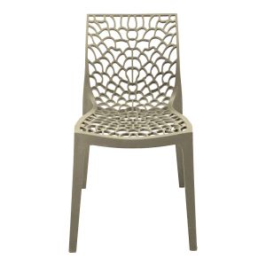 Garden chair Hush in cappuccino color 50x57x81cm