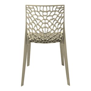 Garden chair Hush in cappuccino color 50x57x81cm