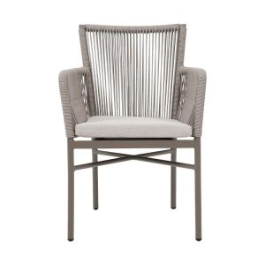 Garden chair Mariel in brown color, 56x60x83cm