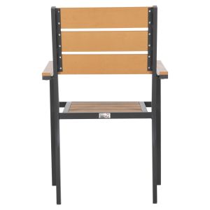 Garden chair Saga aluminum anthracite-polywood 55x55x86hcm Hm5981,03