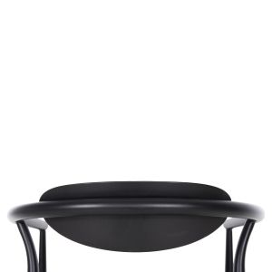 Garden chair Serly aluminum in white-black textile 56x61x74.5hcm Hm6052.02