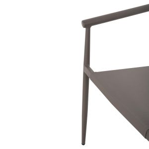 Garden chair Serly aluminum champagne color - textile champagne 56x61x74.5hcm Hm6052.04