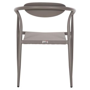 Garden chair Serly aluminum champagne color - textile champagne 56x61x74.5hcm Hm6052.04