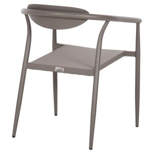 Garden chair Serly aluminum champagne color - textile champagne 56x61x74.5hcm Hm6052.04