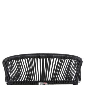 Garden chair Suki metal and artificial rattan in black 54x62x80hcm Hm6053,02