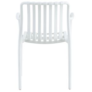 Polypropylene garden chair Hm5940.01 white 45.5x56.5x80.5hcm