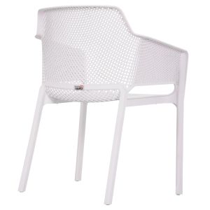 Garden chair polypropylene John Hm6103.01 white 59x58x79.5cm.