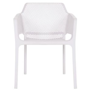 Garden chair polypropylene John Hm6103.01 white 59x58x79.5cm.