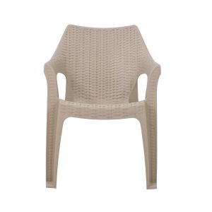 Garden chair Ralph beige color 51x61x84cm