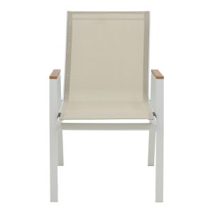 Garden chair/armchair Azelie aluminum-textile 77x55x94cm