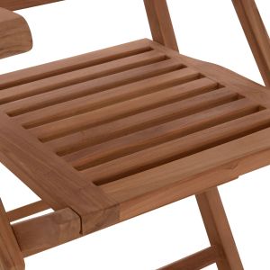 Garden dining set Wonder Hm21290 table and 4 dining chairs, foldable - teak wood
