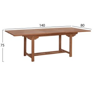 Garden dining set table and 6 dining chairs Frem Hm21291 - teak wood