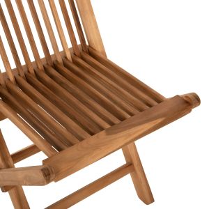 Garden dining set 3 pcs. foldable Kendall ημ11951 solid teak wood in natural color