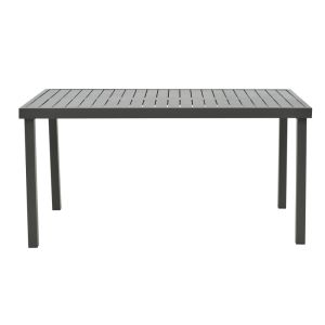 Garden dining set Azelie-kliton set of 7 pieces anthracite fabric-anthracite aluminum 150x80x74cm