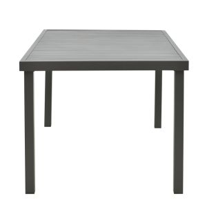 Garden dining set Azelie-kliton set of 7 pieces anthracite fabric-anthracite aluminum 150x80x74cm