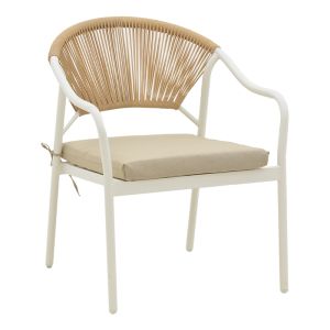 Градински трапезен сет Bonanza 4 части, ратан-алуминий, р-ри маса- 88х48х40cm