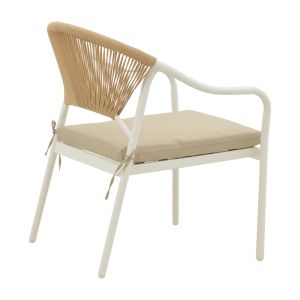 Градински трапезен сет Bonanza 4 части, ратан-алуминий, р-ри маса- 88х48х40cm