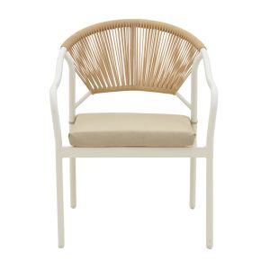 Градински трапезен сет Bonanza 4 части, ратан-алуминий, р-ри маса- 88х48х40cm