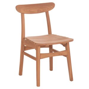 Градински трапезен стол Robbie Hm18115 тиково дърво - естествен цвят 48x51x82всм.