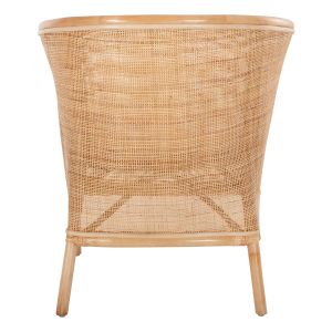 Garden chair Apron Hm9818 made of rattan in natural color 75x70x85hcm