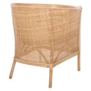 Garden chair Apron Hm9818 made of rattan in natural color 75x70x85hcm