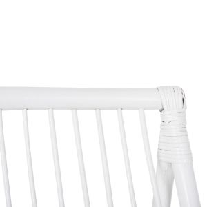 Garden armchair Grinn Hm9815,03 Rattan Rods In White Color 56,5x73,5x79,5hcm