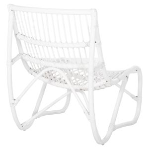 Garden armchair Grinn Hm9815,03 Rattan Rods In White Color 56,5x73,5x79,5hcm