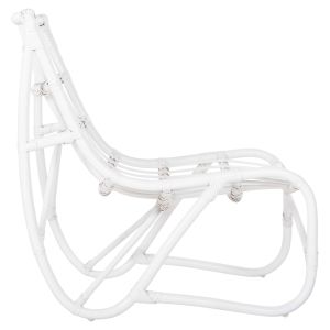 Garden armchair Grinn Hm9815,03 Rattan Rods In White Color 56,5x73,5x79,5hcm
