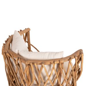 Garden armchair Kaan Naturally Hm5994 made of solid teak wood 95x89x80hcm